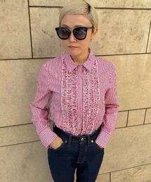 JENNE（ジェンヌ）の「ギャザーリボンブラウス（その他トップス）」