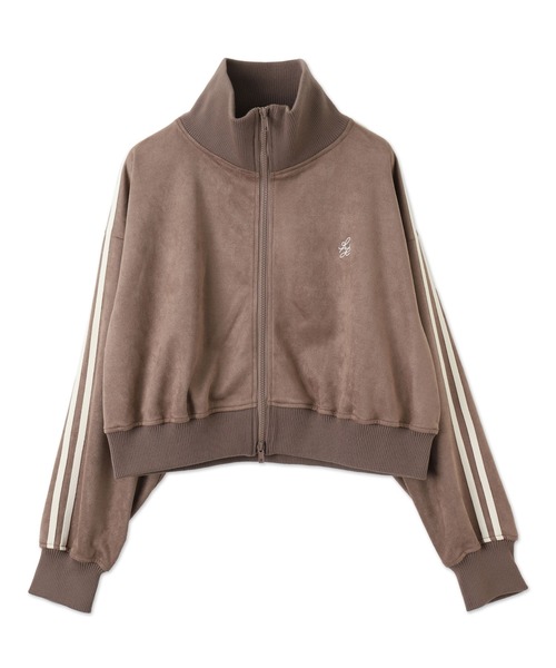 WEGO(ウィゴー)の「WEGO/スエードポンチクロップドトラックジャケット(ブルゾン・レディース・スミクロ/ブラウン/アイボリー・FREE)」の21枚目の写真