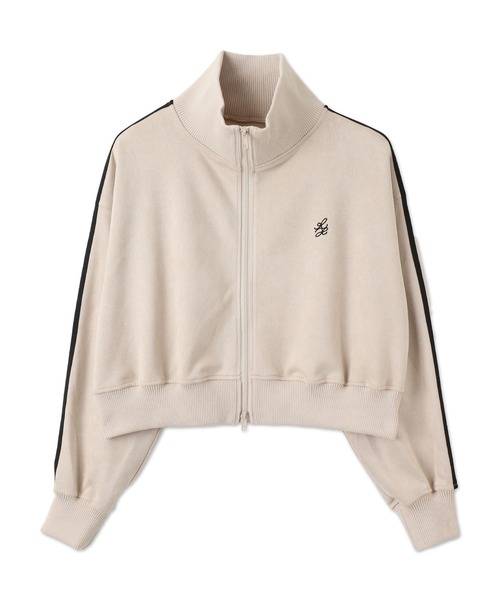 WEGO(ウィゴー)の「WEGO/スエードポンチクロップドトラックジャケット(ブルゾン・レディース・スミクロ/ブラウン/アイボリー・FREE)」の22枚目の写真