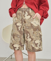 WEGO（ウィゴー）の「WEGO/ヴィンテージウォッシュカーゴハーフパンツ（デニムパンツ）」