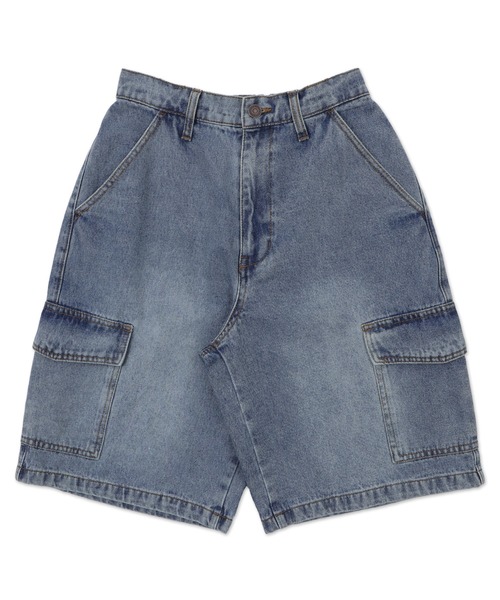 WEGO（ウィゴー）の「WEGO/ヴィンテージウォッシュカーゴハーフパンツ（デニムパンツ・レディース・ブラック/コバルトブルー/ライトインディゴブルー/インディゴブルー/その他1/その他2/ブラック系その他・MEDIUM/SMALL）」の19枚目の写真