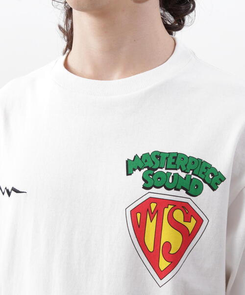 MANASTASH(マナスタッシュ)の「MANASTASH×MASTERPIECE SOUND/マナスタッシュ×マスターピースサウンド/TEE/Tシャツ(Tシャツ/カットソー・メンズ・ブラック/ホワイト・S/M/L/XL)」の19枚目の写真
