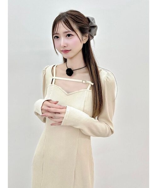 EATME（イートミー）の「ビッグリボンバレッタ（バレッタ/ヘアクリップ・レディース・グレー/ブラック・FREE）」の6枚目の写真