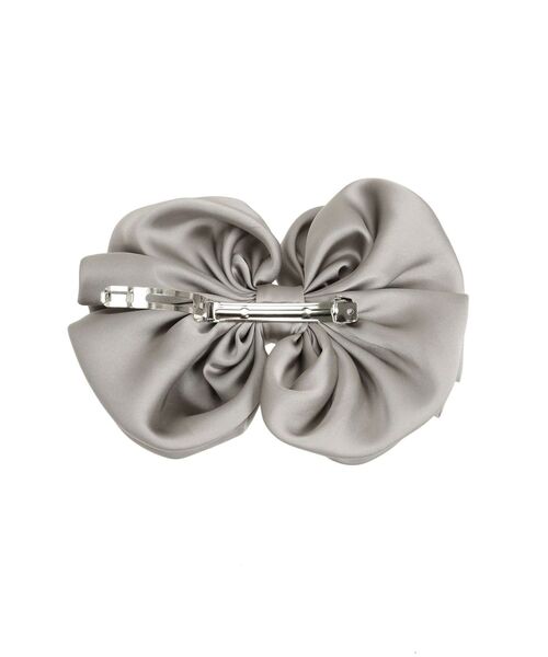 EATME（イートミー）の「ビッグリボンバレッタ（バレッタ/ヘアクリップ・レディース・グレー/ブラック・FREE）」の8枚目の写真