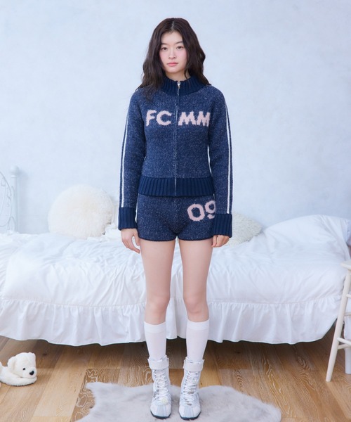 FCMM(エフシーエムエム)の「【新色追加】KNIT ZIP-UP/ニットジップアップ(ニット/セーター・レディース・ネイビー/アイボリー/グレー/ブラウン・SMALL/MEDIUM)」の14枚目の写真