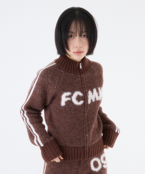 FCMM(エフシーエムエム)の「【新色追加】KNIT ZIP-UP/ニットジップアップ(ニット/セーター・レディース・ネイビー/アイボリー/グレー/ブラウン・SMALL/MEDIUM)」の15枚目の写真