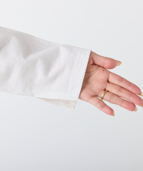 CIAOPANIC TYPY（チャオパニックティピー）の「【2025年S/S新作】梨地シアーアソートロゴTee（Tシャツ/カットソー・レディース・ホワイト/ブラック系その他2/ホワイト系その他/ブラック/チャコールグレー/ホワイト系その他3・ONE SIZE）」の11枚目の写真