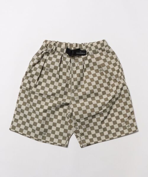 GROOVY COLORS（グルービーカラーズ）の「Checkered Flag Shorts（その他パンツ・キッズ・カーキ・130）」の3枚目の写真