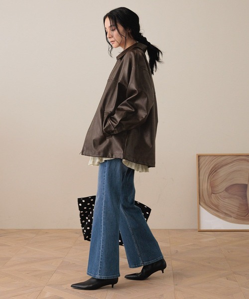 レザードロストZIPブルゾン 289011（ブルゾン）｜LOWRYS FARM