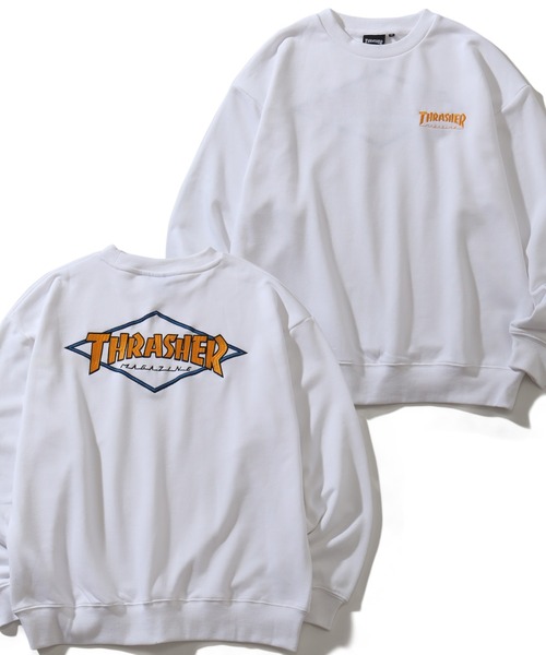 Thrasher magazine 10周年 フッド付き スウェット セール】【THRASHER/スラッシャー】裏毛 アートワークデザイン