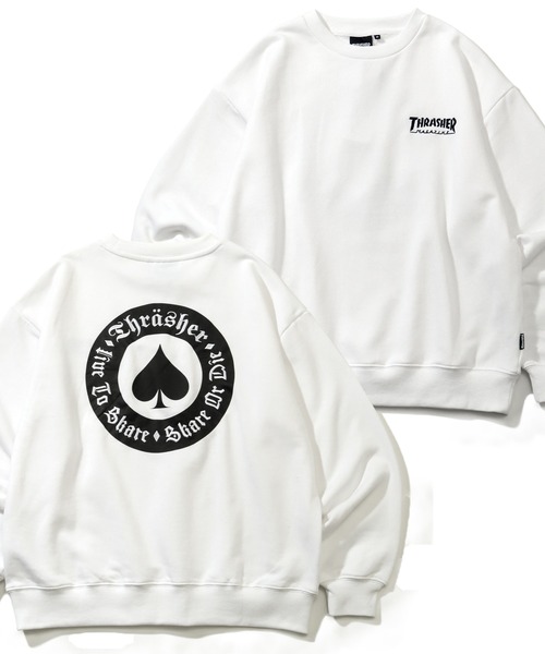 THRASHER(スラッシャー)の「【THRASHER/スラッシャー】裏毛 アートワークデザイン オーバーサイズ クルーネックスウェット(スウェット・メンズ・グレー系その他2/グレー系その他3/ブラック系その他2/ブラック系その他3/ホワイト系その他2/ホワイト系その他3/ブラック系その他/グレー系その他/ホワイト系その他/グレー系その他5/グレー系その他4/ブラック系その他4/ブラック系その他5/ホワイト系その他4/ホワイト系その他5・M/L/XL)」の5枚目の写真