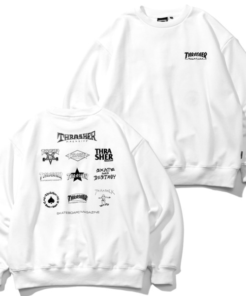 THRASHER(スラッシャー)の「【THRASHER/スラッシャー】裏毛 アートワークデザイン オーバーサイズ クルーネックスウェット(スウェット・メンズ・グレー系その他2/グレー系その他3/ブラック系その他2/ブラック系その他3/ホワイト系その他2/ホワイト系その他3/ブラック系その他/グレー系その他/ホワイト系その他/グレー系その他5/グレー系その他4/ブラック系その他4/ブラック系その他5/ホワイト系その他4/ホワイト系その他5・M/L/XL)」の6枚目の写真