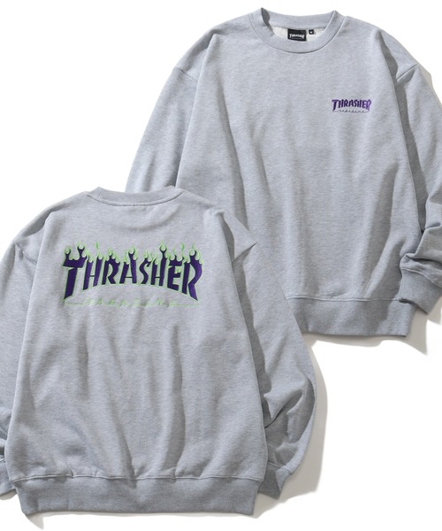 THRASHER(スラッシャー)の「【THRASHER/スラッシャー】裏毛 アートワークデザイン オーバーサイズ クルーネックスウェット(スウェット・メンズ・グレー系その他2/グレー系その他3/ブラック系その他2/ブラック系その他3/ホワイト系その他2/ホワイト系その他3/ブラック系その他/グレー系その他/ホワイト系その他/グレー系その他5/グレー系その他4/ブラック系その他4/ブラック系その他5/ホワイト系その他4/ホワイト系その他5・M/L/XL)」の12枚目の写真