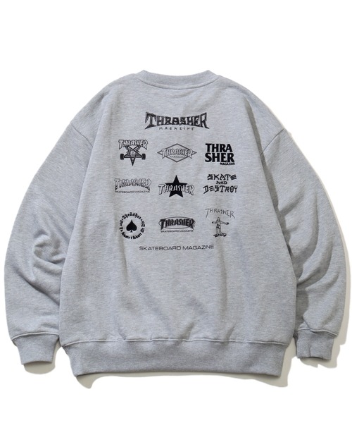 【新品タグ付き】THRASHER カリグラフィー スウェットシャツ クルーネック THRASHER/THRASHER×FREAK'S STORE /スラッシャー 別注 ビッグ