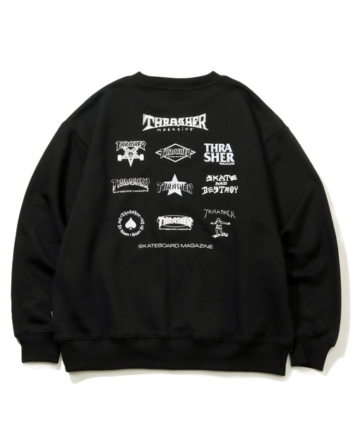 Thrasher magazine 10周年 フッド付き スウェット Thrasher magazine