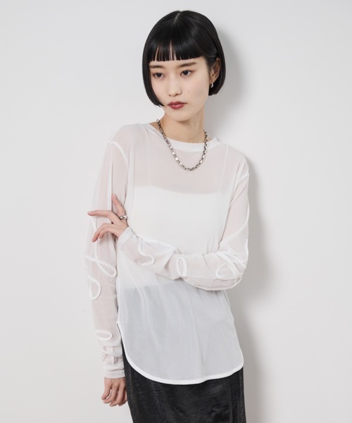 【美品】 プラージュ シアー プルオーバー メッシュ 美品】 プラージュ シアー プルオーバー メッシュ - メルカリ