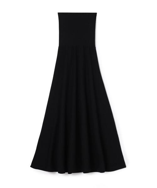 GALERIE VIE(ギャルリー ヴィー)の「ストレッチコットン フレアマキシスカート(スカート・レディース・ネイビー/ライトグレー/ブラック・FREE)」の2枚目の写真