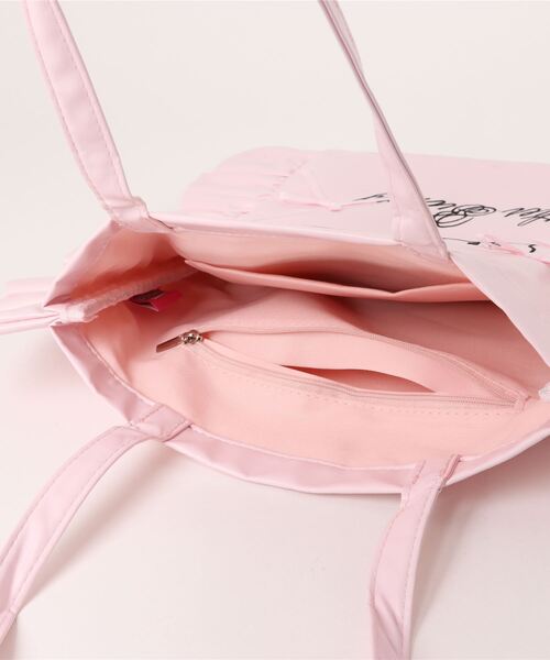 SPINNS（スピンズ）の「【入荷禁止】『エスターバニー×SPINNS』 フリルトートバッグ（トートバッグ・レディース・ピンク/シルバー・ONESIZE）」の4枚目の写真