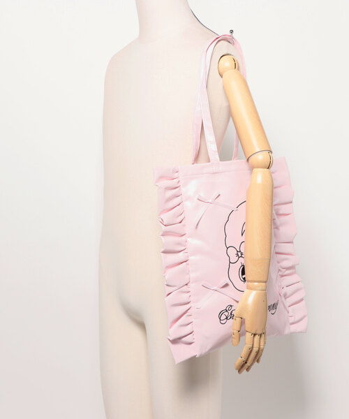 SPINNS（スピンズ）の「【入荷禁止】『エスターバニー×SPINNS』 フリルトートバッグ（トートバッグ・レディース・ピンク/シルバー・ONESIZE）」の3枚目の写真