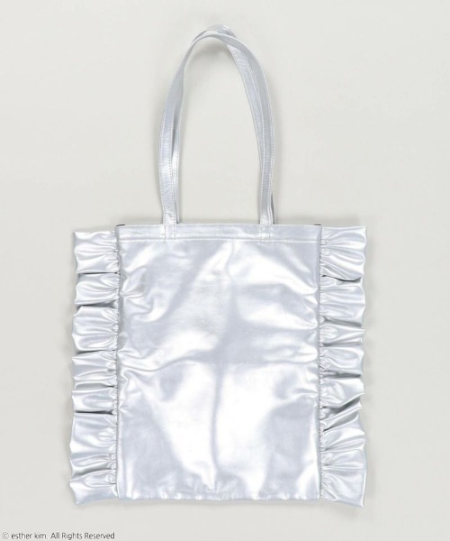 SPINNS（スピンズ）の「【入荷禁止】『エスターバニー×SPINNS』 フリルトートバッグ（トートバッグ・レディース・ピンク/シルバー・ONESIZE）」の15枚目の写真