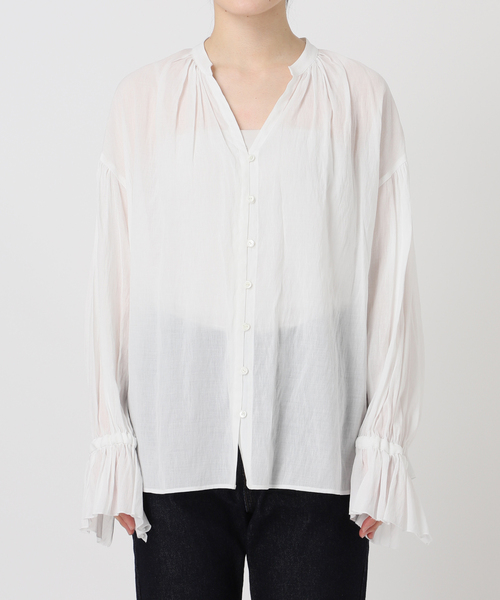 SLOBE IENA｜PEボイルボリュームブラウス | Rakuten Fashion