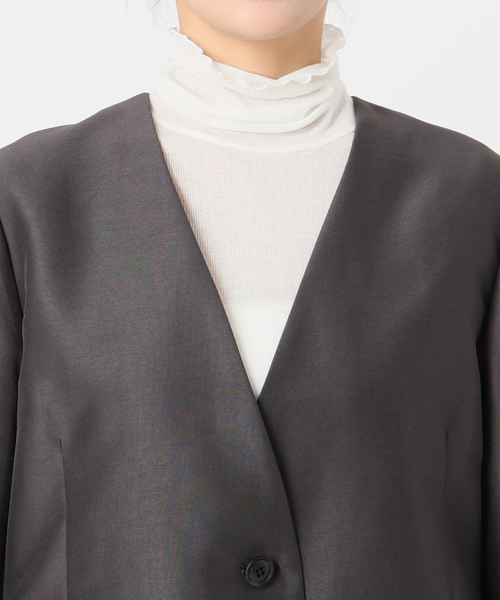 セール】シアージャケット（ノーカラージャケット）｜IENA