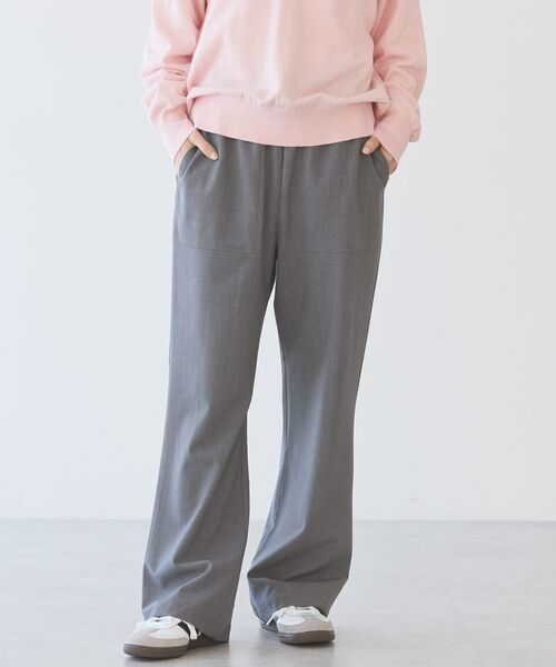 AMERICAN HOLIC(アメリカンホリック)の「美・美・美ベイカーフレアパンツ(その他パンツ・レディース・アイボリー/ブラック/ベージュ/杢グレー・S/M/L)」の7枚目の写真