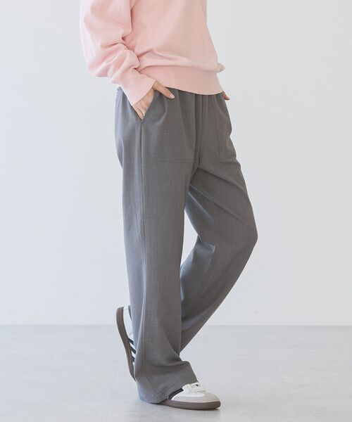 AMERICAN HOLIC(アメリカンホリック)の「美・美・美ベイカーフレアパンツ(その他パンツ・レディース・アイボリー/ブラック/ベージュ/杢グレー・S/M/L)」の8枚目の写真