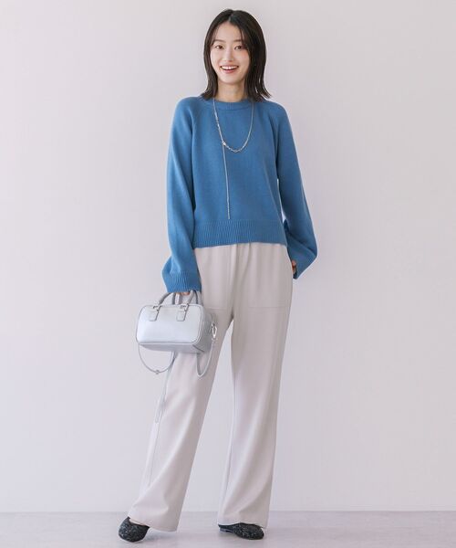 AMERICAN HOLIC(アメリカンホリック)の「美・美・美ベイカーフレアパンツ(その他パンツ・レディース・アイボリー/ブラック/ベージュ/杢グレー・S/M/L)」の16枚目の写真