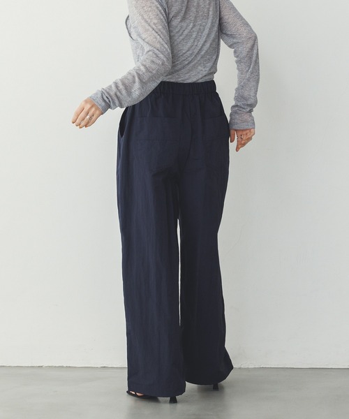 hunch（ハンチ）の「【撥水加工】グログラン タックパンツ（その他パンツ・レディース・ベージュ/ホワイト/ダークネイビー・FREE）」の22枚目の写真
