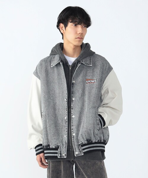 BEAMS HEART（ビームスハート）の「刺繍 デニム コンビ スタジャン（スタジャン・メンズ・ブルー/ブラック・SMALL/MEDIUM/LARGE）」の22枚目の写真