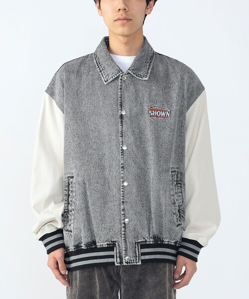 BEAMS HEART（ビームスハート）の「刺繍 デニム コンビ スタジャン（スタジャン・メンズ・ブルー/ブラック・SMALL/MEDIUM/LARGE）」の10枚目の写真