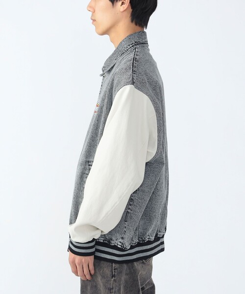 BEAMS HEART（ビームスハート）の「刺繍 デニム コンビ スタジャン（スタジャン・メンズ・ブルー/ブラック・SMALL/MEDIUM/LARGE）」の9枚目の写真