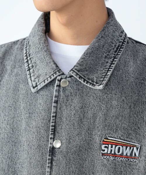 BEAMS HEART（ビームスハート）の「刺繍 デニム コンビ スタジャン（スタジャン・メンズ・ブルー/ブラック・SMALL/MEDIUM/LARGE）」の7枚目の写真