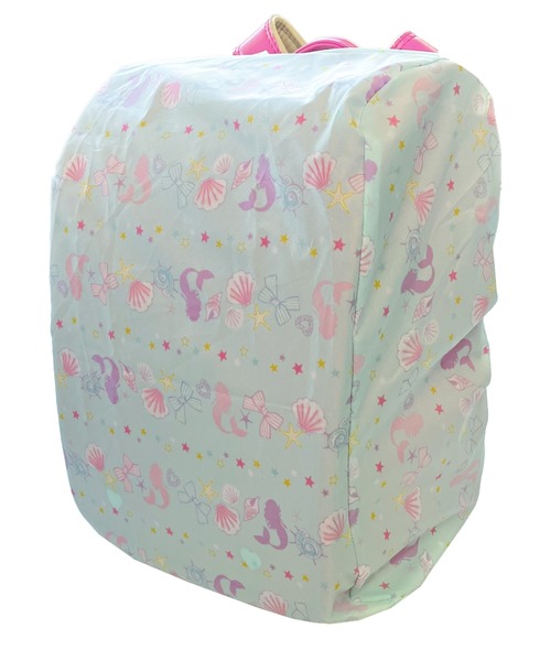 FABHUG （ファブハグ）の「ﾏｰﾒｲﾄﾞﾗｲﾝﾗﾝﾄﾞｶﾊﾞｰ（ランドセル・キッズ・ブルー/ピンク・FREE）」の2枚目の写真