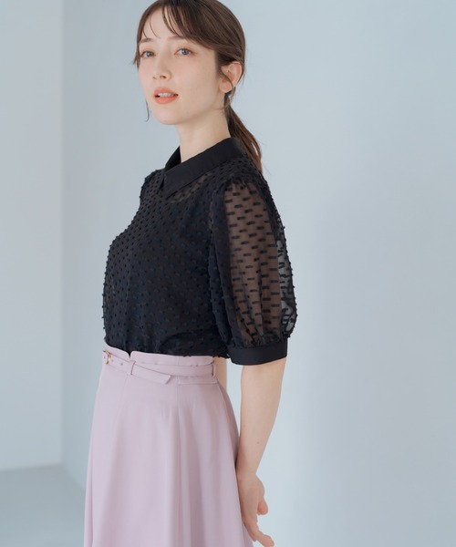 MISCH MASCH（ミッシュマッシュ）の「2025春夏新作 ラウンドカットフレアスカート（スカート・レディース・ベージュ/ネイビー/ピンク/ブルー・S/M）」の9枚目の写真