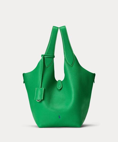 Polo Play レザー トート グリーン