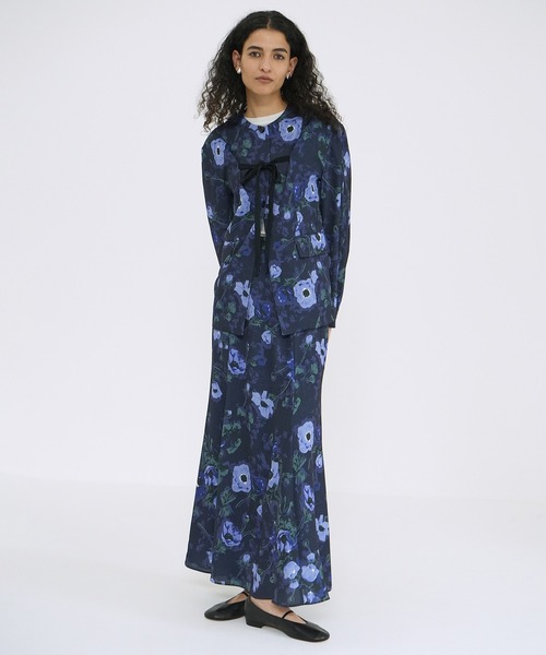 スカート CLANE SCARF FLOWER MERMAID SKIRT CLANE(クラネ)のSCARF FLOWER MERMAID SKIRT通販 | mirabella