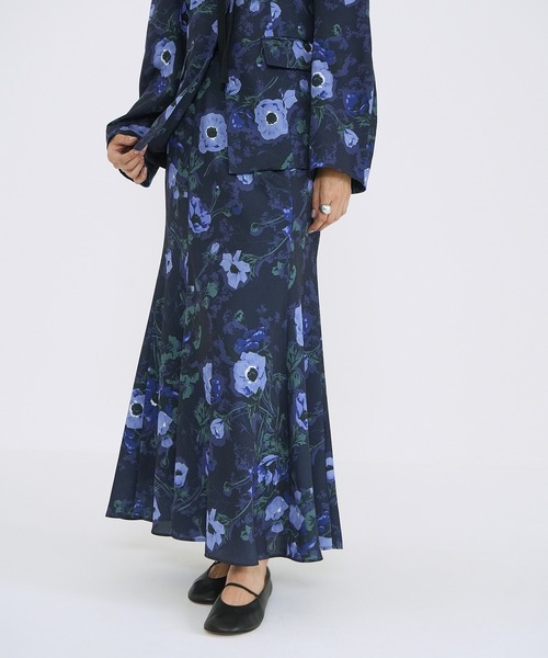 セール】SCARF FLOWER MERMAID SKIRT（スカート）｜CLANE
