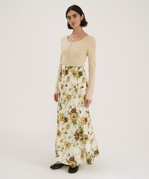 セール】SCARF FLOWER MERMAID SKIRT（スカート）｜CLANE（クラネ）の