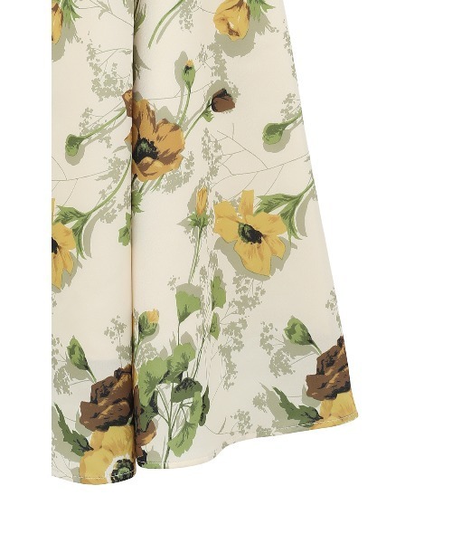 CLANE クラネ SCARF FLOWER MERMAID SKIRT クラネ CLANE SCARF FLOWER MERMAID SKIRT （NAVY） -ファッション通販