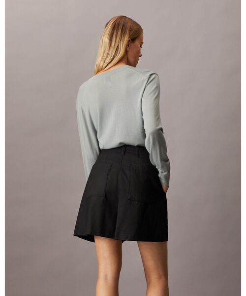 Calvin Klein(カルバン・クライン)の「テックメリノ カーディガン(カーディガン/ボレロ・レディース・アッシュグレー/ブラック/セージグリーン・S/M/XS)」の18枚目の写真