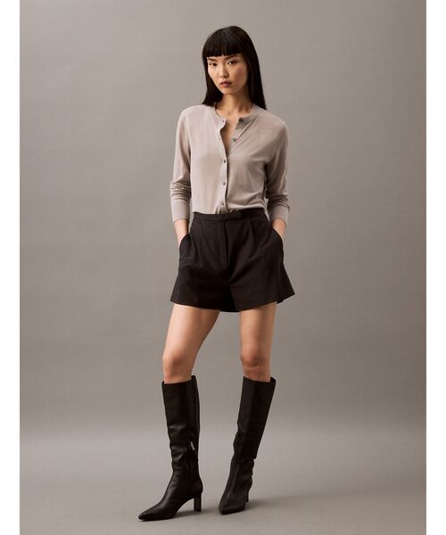 Calvin Klein(カルバン・クライン)の「テックメリノ カーディガン(カーディガン/ボレロ・レディース・アッシュグレー/ブラック/セージグリーン・S/M/XS)」の11枚目の写真