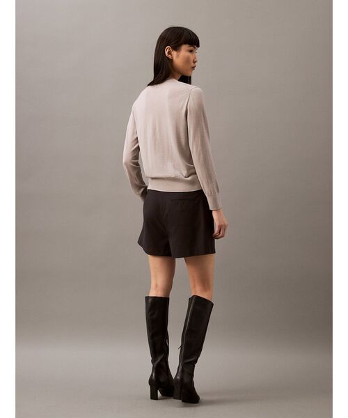 Calvin Klein(カルバン・クライン)の「テックメリノ カーディガン(カーディガン/ボレロ・レディース・アッシュグレー/ブラック/セージグリーン・S/M/XS)」の9枚目の写真