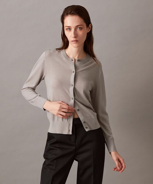 Calvin Klein(カルバン・クライン)の「テックメリノ カーディガン(カーディガン/ボレロ・レディース・アッシュグレー/ブラック/セージグリーン・S/M/XS)」の7枚目の写真
