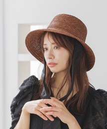 mysty woman | リボン雑材ハット 288551(ハット)