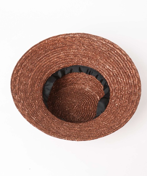 mysty woman（ミスティウーマン）の「リボン雑材ハット 288551（ハット・レディース・ナチュラル/ブラウン・FREE）」の11枚目の写真