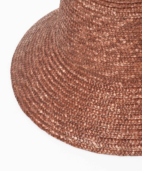 mysty woman（ミスティウーマン）の「リボン雑材ハット 288551（ハット・レディース・ナチュラル/ブラウン・FREE）」の18枚目の写真
