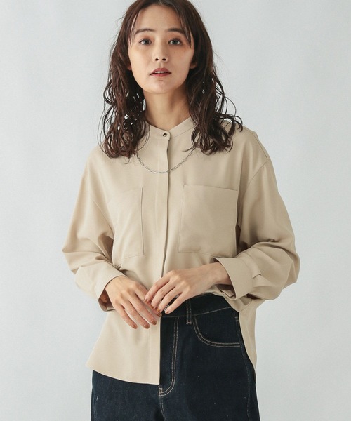 みなページ GLOBAL WORK｜キレイつづくポケットブラウス/147538 | Rakuten