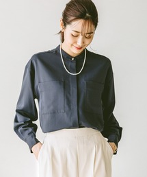 GLOBAL WORK | キレイつづくポケットブラウス/147538(シャツ/ブラウス)